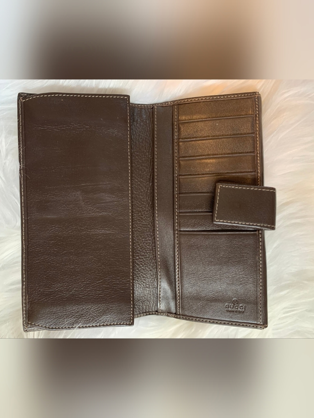 Gucci Long Wallet GG Canvas Leather Brown - Picture 4 of 13